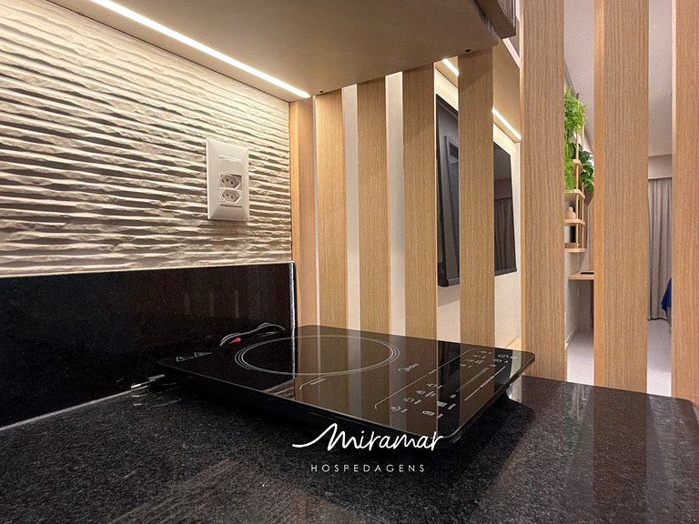 Flat Moderno p/4 pessoas no Jardim Oceania - MH