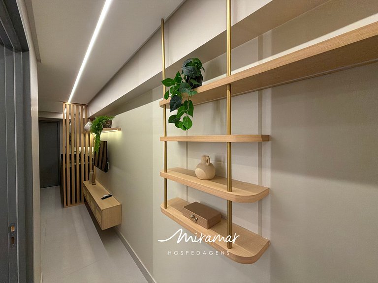 Flat Moderno p/4 pessoas no Jardim Oceania - MH