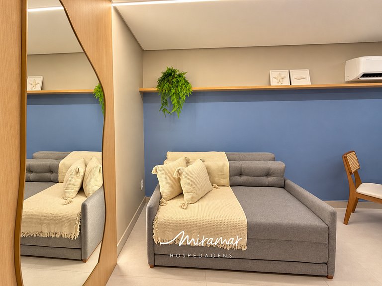 Flat Moderno p/4 pessoas no Jardim Oceania - MH